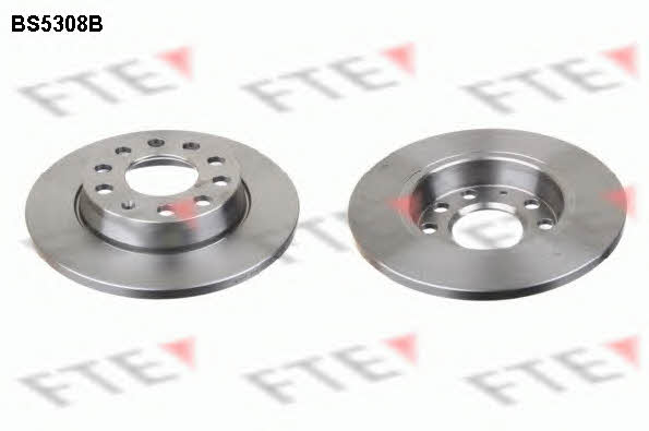 FTE BS5308B Rear brake disc, non-ventilated BS5308B