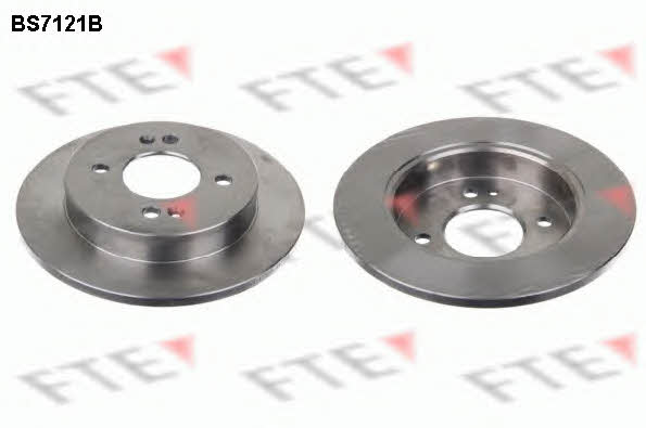 FTE BS7121B Rear brake disc, non-ventilated BS7121B