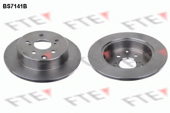 FTE BS7141B Rear brake disc, non-ventilated BS7141B