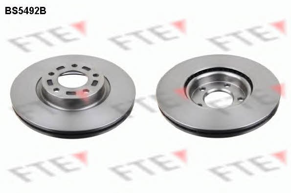 FTE BS5492B Front brake disc ventilated BS5492B