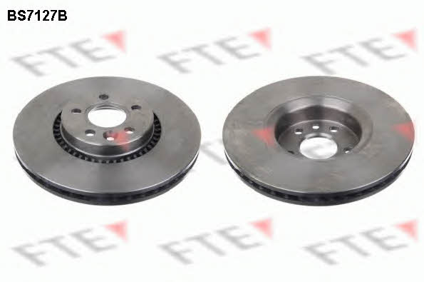 FTE BS7127B Front brake disc ventilated BS7127B