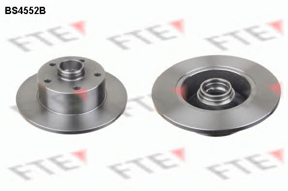 FTE BS4552B Rear brake disc, non-ventilated BS4552B