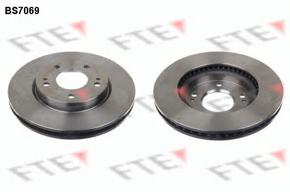 FTE BS7069 Front brake disc ventilated BS7069