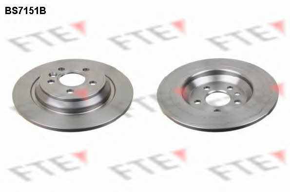 FTE BS7151B Rear brake disc, non-ventilated BS7151B