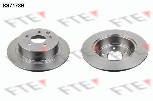 FTE BS7173B Rear brake disc, non-ventilated BS7173B