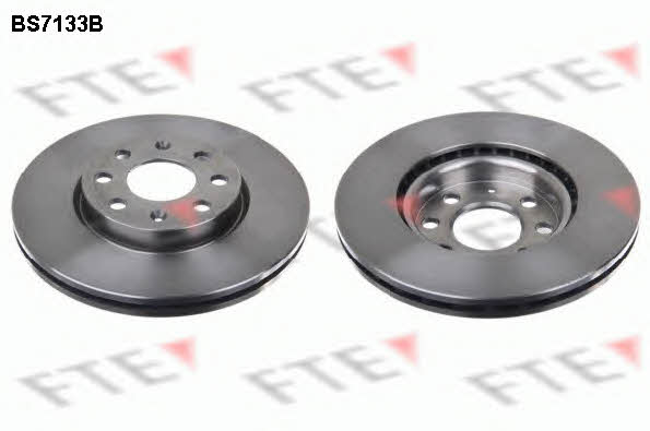 FTE BS7133B Front brake disc ventilated BS7133B