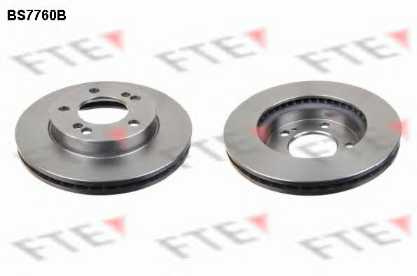 FTE BS7760B Front brake disc ventilated BS7760B