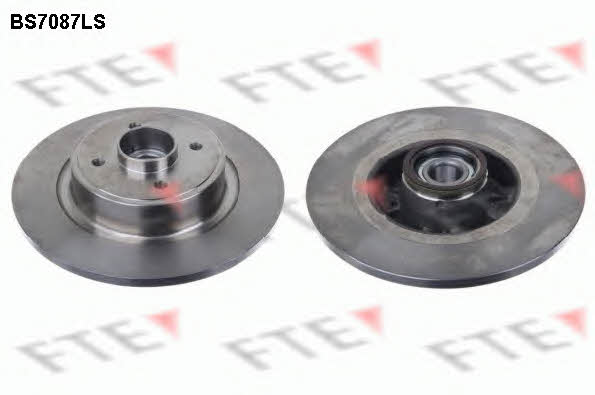 FTE BS7087LS Rear brake disc, non-ventilated BS7087LS