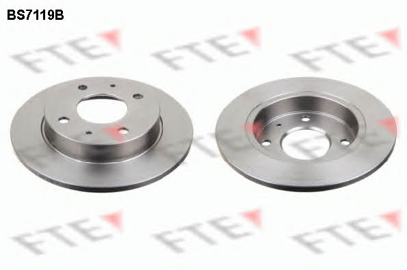 FTE BS7119B Rear brake disc, non-ventilated BS7119B