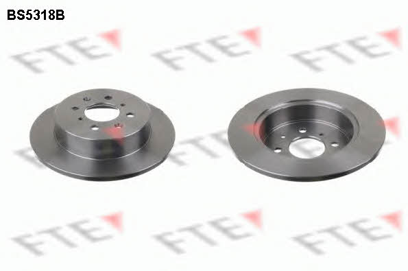 FTE BS5318B Rear brake disc, non-ventilated BS5318B