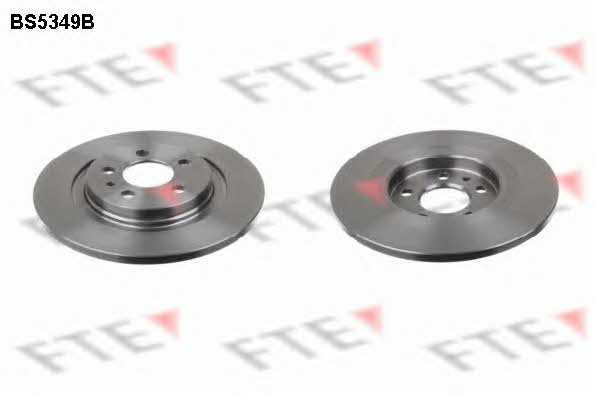 FTE BS5349B Rear brake disc, non-ventilated BS5349B