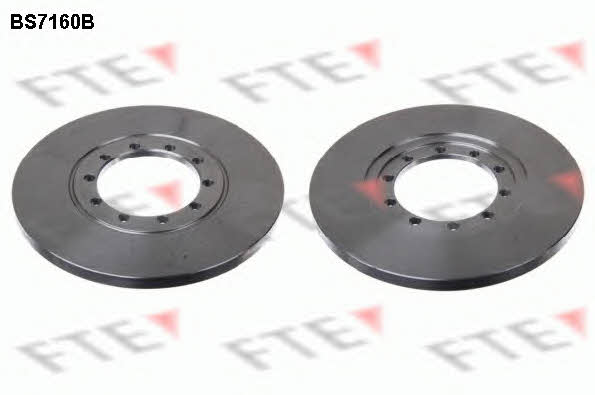 FTE BS7160B Rear brake disc, non-ventilated BS7160B