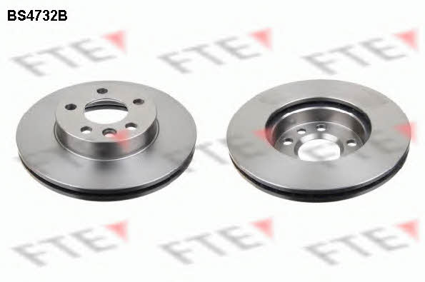 FTE BS4732B Front brake disc ventilated BS4732B