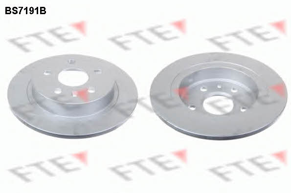 FTE BS7191B Rear brake disc, non-ventilated BS7191B