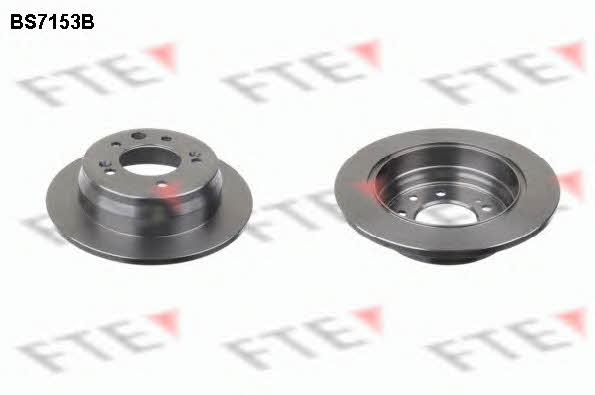 FTE BS7153B Rear brake disc, non-ventilated BS7153B