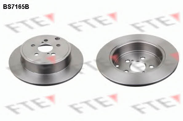 FTE BS7165B Rear brake disc, non-ventilated BS7165B