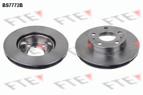 FTE BS7772B Front brake disc ventilated BS7772B