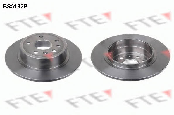 FTE BS5192B Rear brake disc, non-ventilated BS5192B