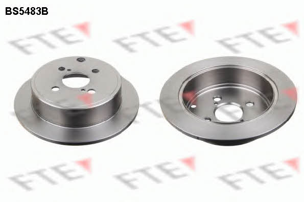 FTE BS5483B Rear brake disc, non-ventilated BS5483B