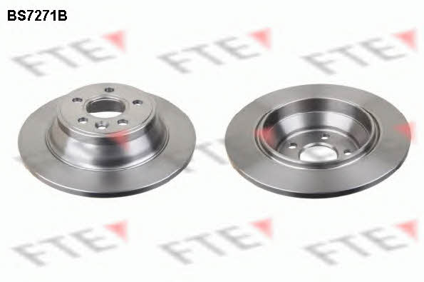 FTE BS7271B Rear brake disc, non-ventilated BS7271B