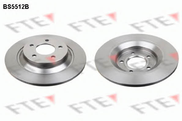 FTE BS5512B Rear brake disc, non-ventilated BS5512B