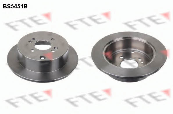 FTE BS5451B Rear brake disc, non-ventilated BS5451B