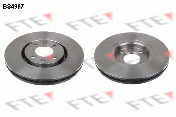 FTE BS4997 Front brake disc ventilated BS4997