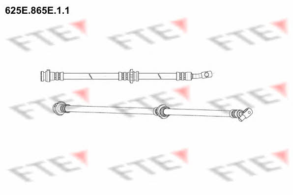 FTE 625E.865E.1.1 Brake Hose 625E865E11