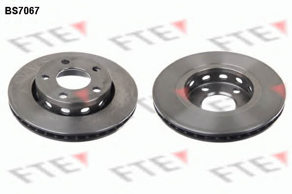 FTE BS7067 Rear ventilated brake disc BS7067