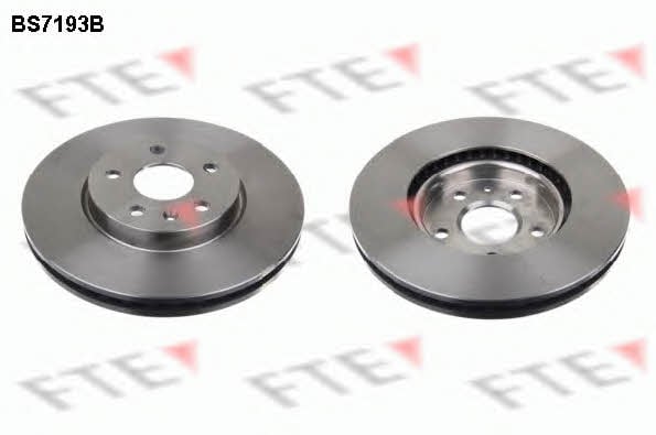 FTE BS7193B Front brake disc ventilated BS7193B