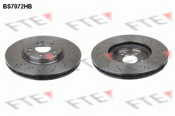 FTE BS7072HB Front brake disc ventilated BS7072HB
