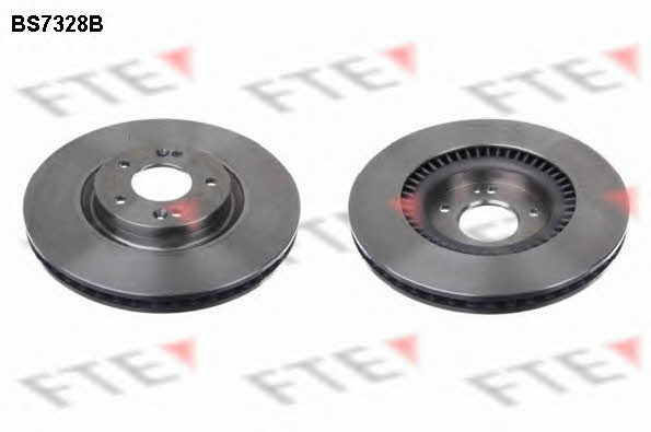 FTE BS7328B Front brake disc ventilated BS7328B