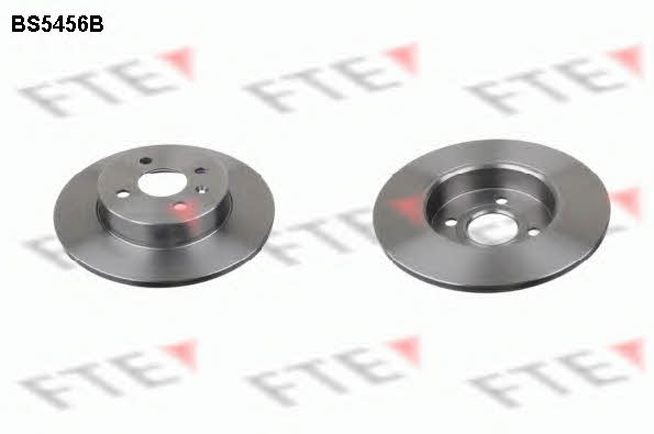 FTE BS5456B Rear brake disc, non-ventilated BS5456B