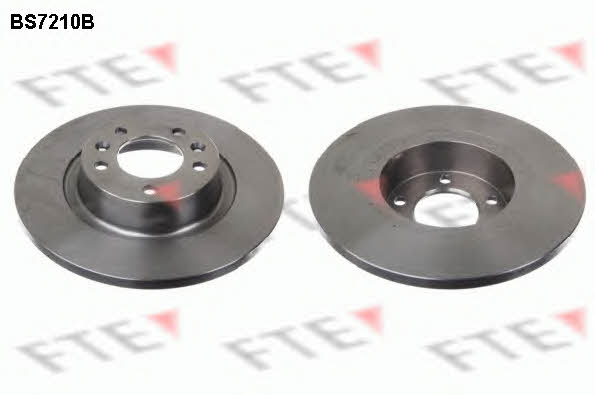 FTE BS7210B Rear brake disc, non-ventilated BS7210B