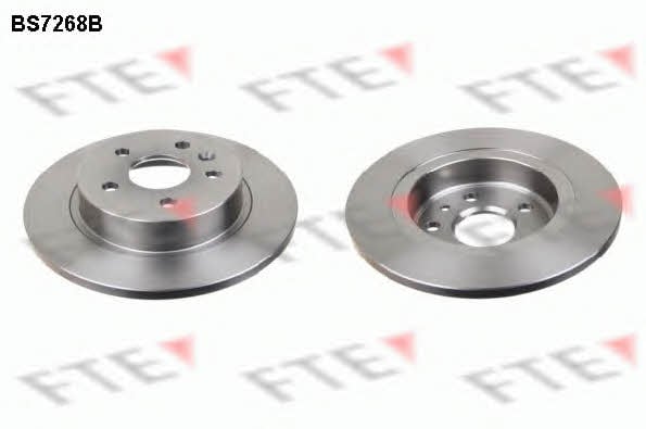 FTE BS7268B Rear brake disc, non-ventilated BS7268B