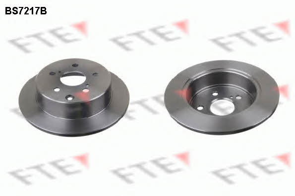 FTE BS7217B Rear brake disc, non-ventilated BS7217B