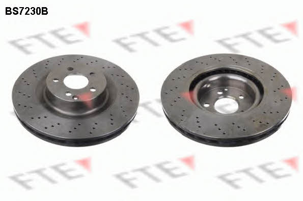 FTE BS7230B Front brake disc ventilated BS7230B