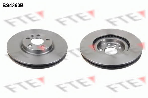 FTE BS4360B Front brake disc ventilated BS4360B