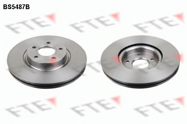FTE BS5487B Front brake disc ventilated BS5487B