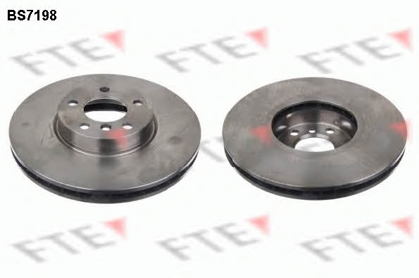 FTE BS7198 Front brake disc ventilated BS7198