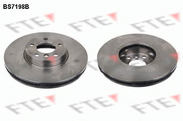 FTE BS7198B Front brake disc ventilated BS7198B