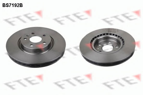 FTE BS7192B Front brake disc ventilated BS7192B