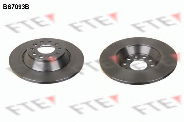 FTE BS7093B Rear brake disc, non-ventilated BS7093B