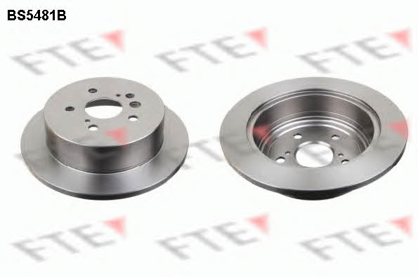FTE BS5481B Rear brake disc, non-ventilated BS5481B