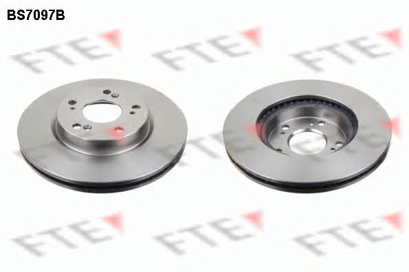 FTE BS7097B Front brake disc ventilated BS7097B