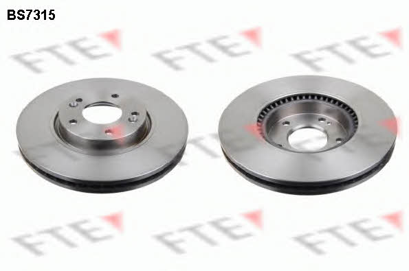 FTE BS7315 Front brake disc ventilated BS7315