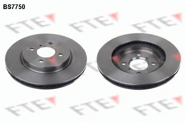 FTE BS7750 Front brake disc ventilated BS7750