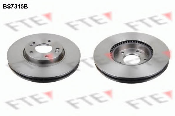 FTE BS7315B Front brake disc ventilated BS7315B