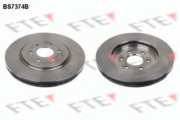 FTE BS7374B Front brake disc ventilated BS7374B