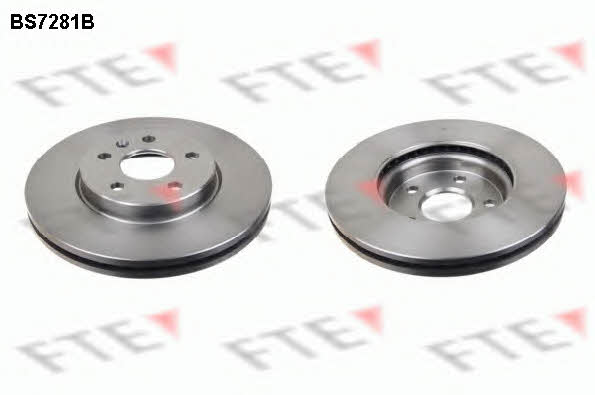 FTE BS7281B Front brake disc ventilated BS7281B